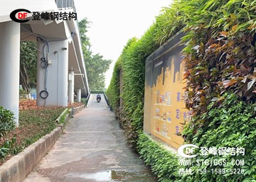 广州绿植围挡安装现场